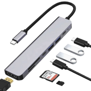 USB-C HUB / sovitin (7-porttia)